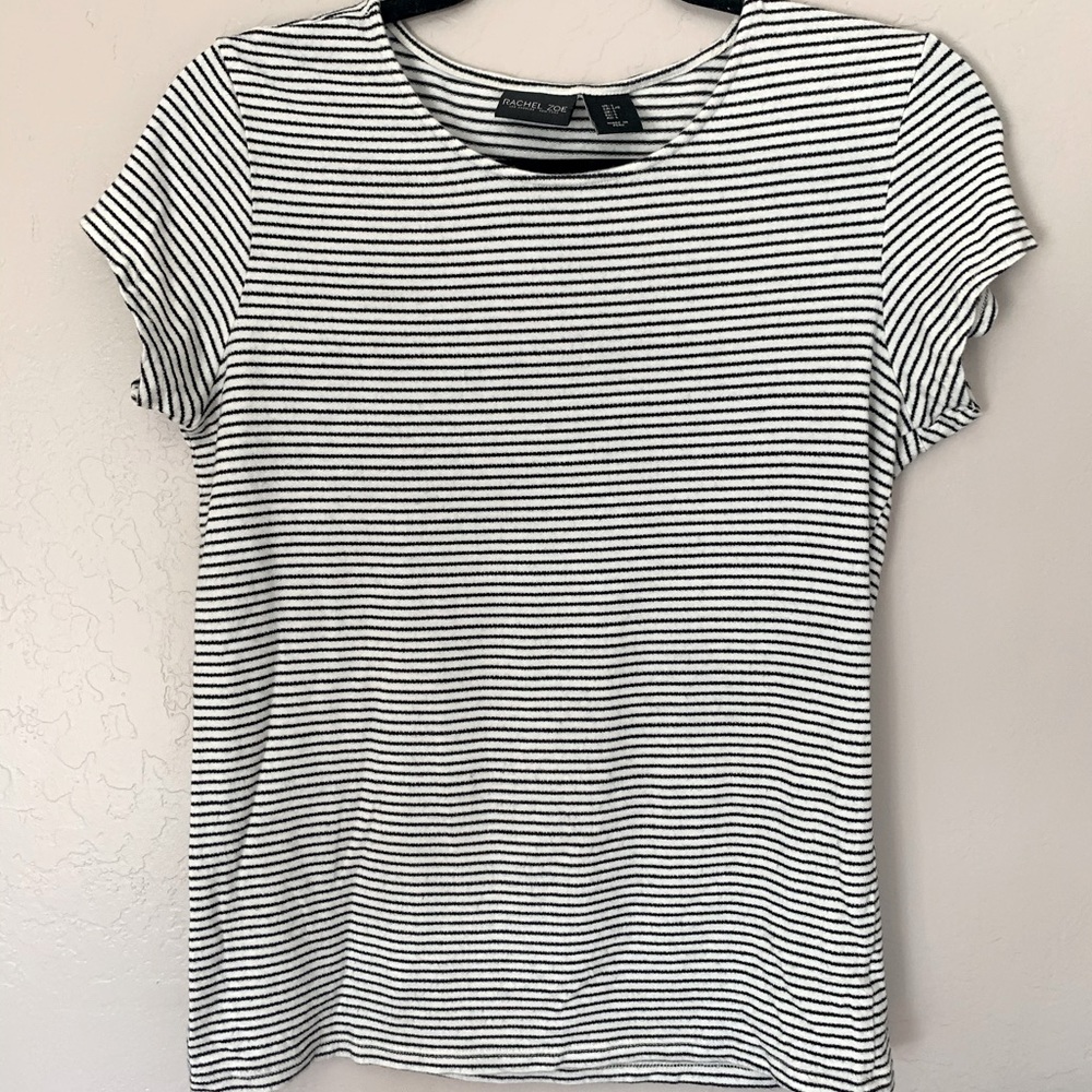Rachel Zoe Striped SS T-shirt